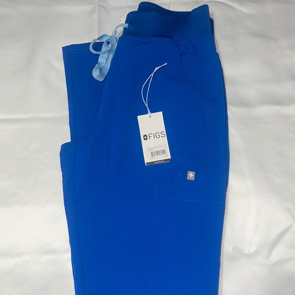 Figs Pants - Figs Royal blue Yola Scrub Pants (XS)